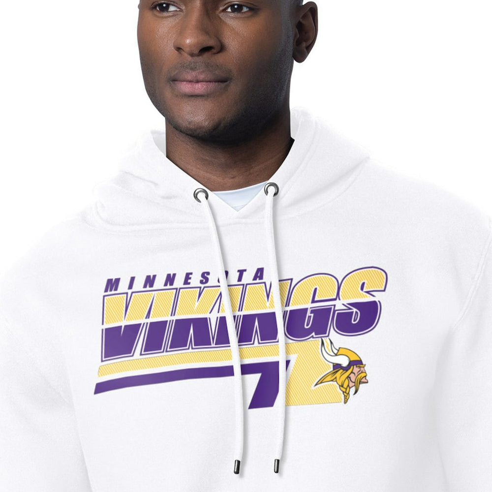 Starter Logo Push Graphic Hoodie - Minnesota Vikings Hoodies