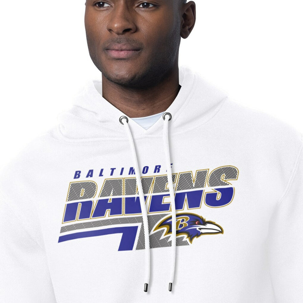 Starter Logo Push Graphic Hoodie - Baltimore Ravens Hoodies
