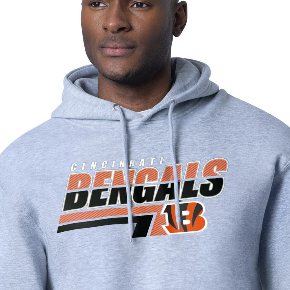 Starter Logo Push Graphic Hoodie - Cincinnati Bengals Hoodies