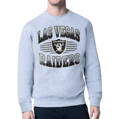 Starter Team Grit Graphic Fleece Pullover Sweatshirt - Las Vegas Raiders Pullover