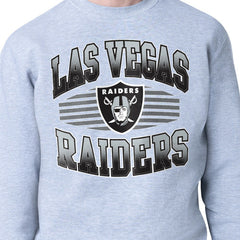 Starter Team Grit Graphic Fleece Pullover Sweatshirt - Las Vegas Raiders Pullover