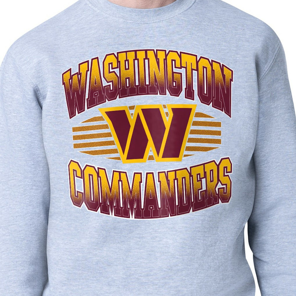 Starter Team Grit Graphic Fleece Pullover Sweatshirt - Washington Commanders Pullover