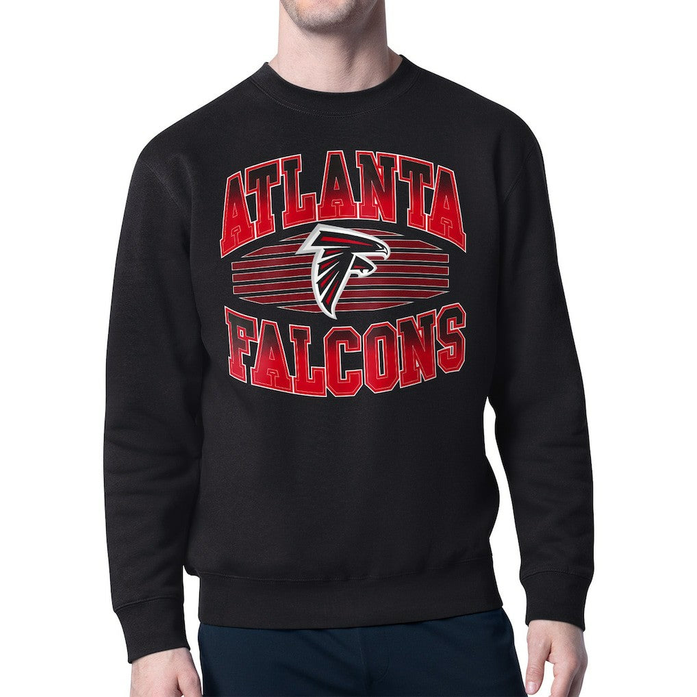 Starter Team Grit Graphic Fleece Pullover Sweatshirt - Atlanta Falcons Pullover