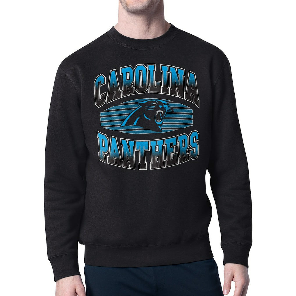 Starter Team Grit Graphic Fleece Pullover Sweatshirt - Carolina Panthers Pullover