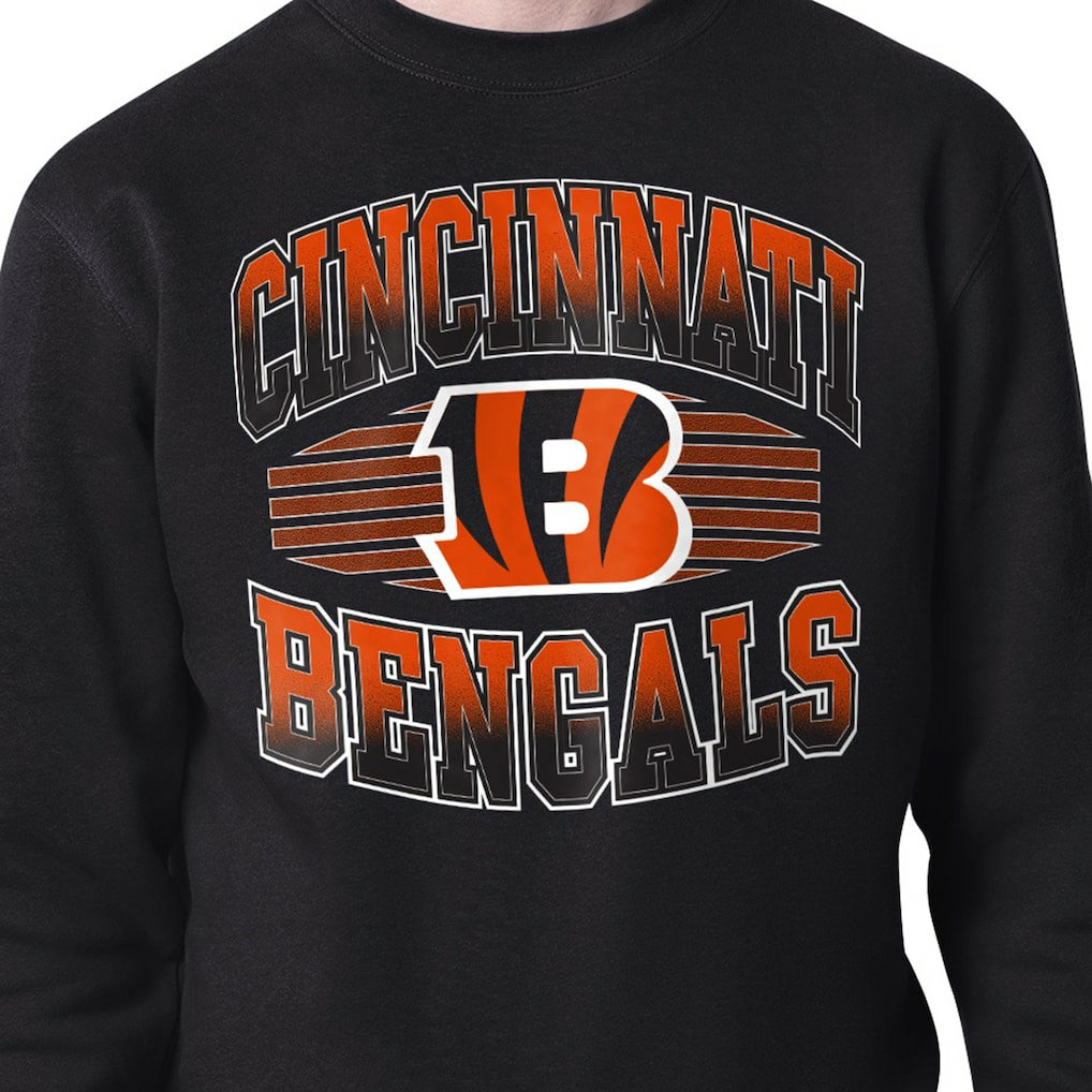 Starter Team Grit Graphic Fleece Pullover Sweatshirt - Cincinnati Bengals Pullover