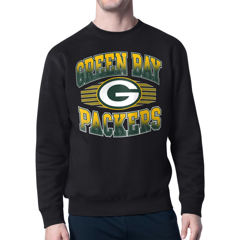 Starter Team Grit Graphic Fleece Pullover Sweatshirt - Green Bay Packers Pullover