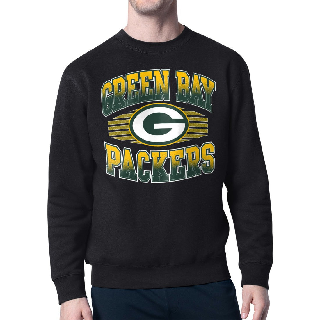 Starter Team Grit Graphic Fleece Pullover Sweatshirt - Green Bay Packers Pullover