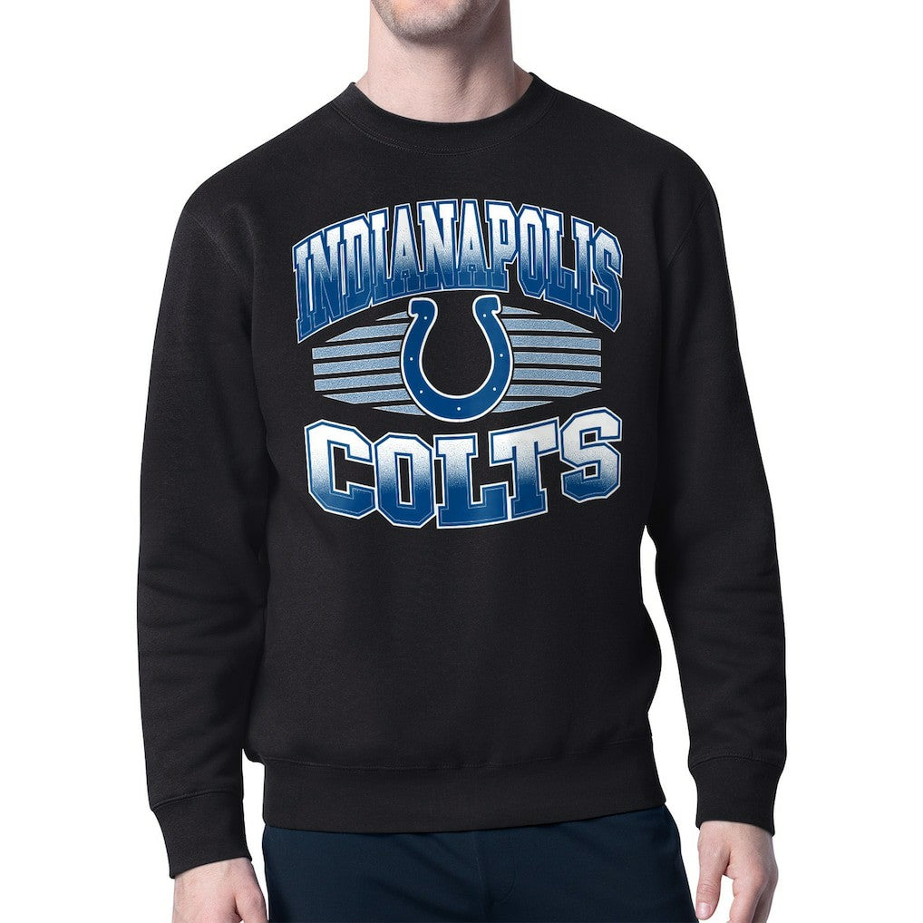 Starter Team Grit Graphic Fleece Pullover Sweatshirt - Indianapolis Colts Pullover