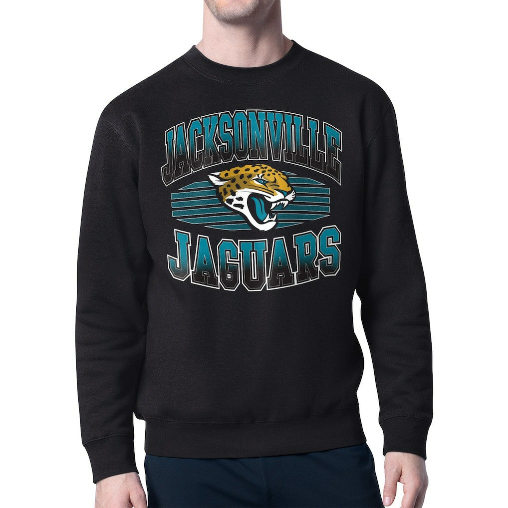 Starter Team Grit Graphic Fleece Pullover Sweatshirt - Jacksonville Jaguars Pullover