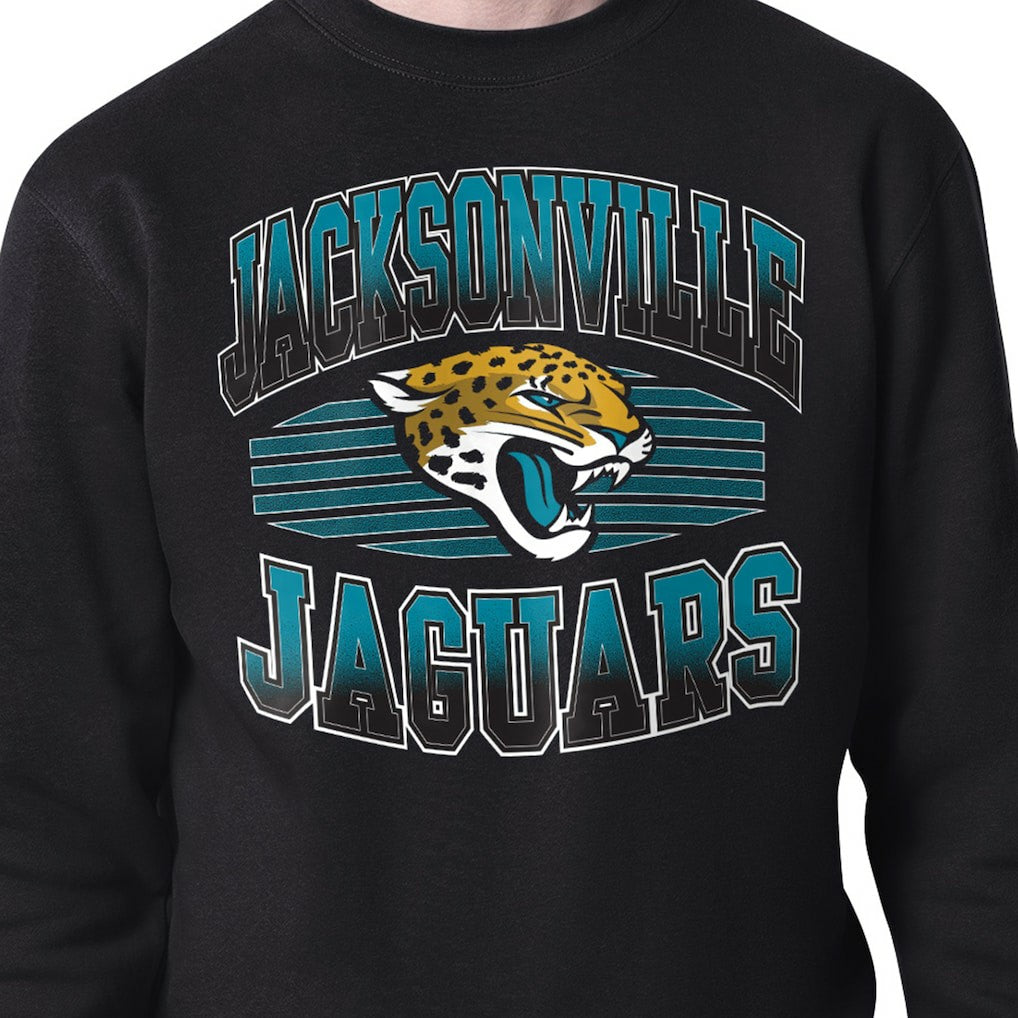 Starter Team Grit Graphic Fleece Pullover Sweatshirt - Jacksonville Jaguars Pullover