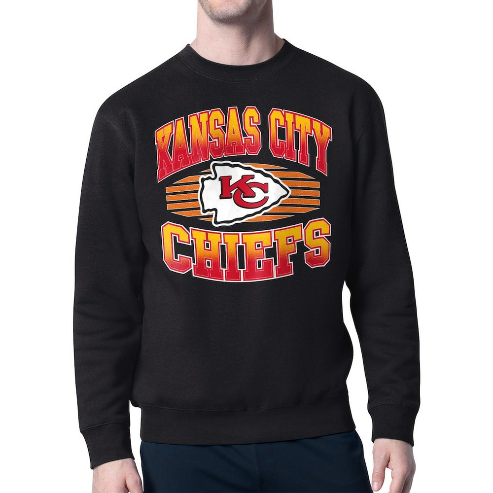 Starter Team Grit Graphic Fleece Pullover Sweatshirt - Kansas City Chiefs Pullover