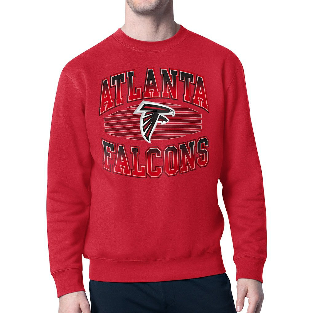 Starter Team Grit Graphic Fleece Pullover Sweatshirt - Atlanta Falcons Pullover