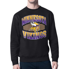 Starter Team Grit Graphic Fleece Pullover Sweatshirt - Minnesota Vikings Pullover