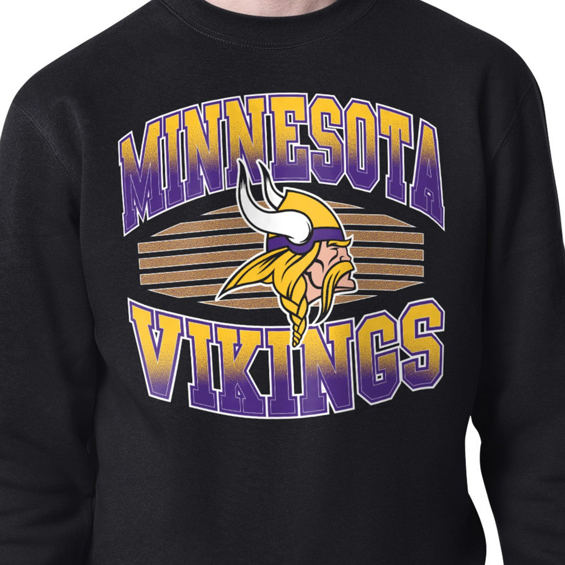 Starter Team Grit Graphic Fleece Pullover Sweatshirt - Minnesota Vikings Pullover
