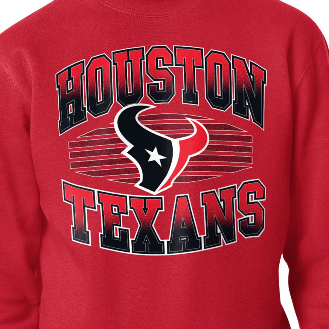 Starter Team Grit Graphic Fleece Pullover Sweatshirt - Houston Texans Pullover
