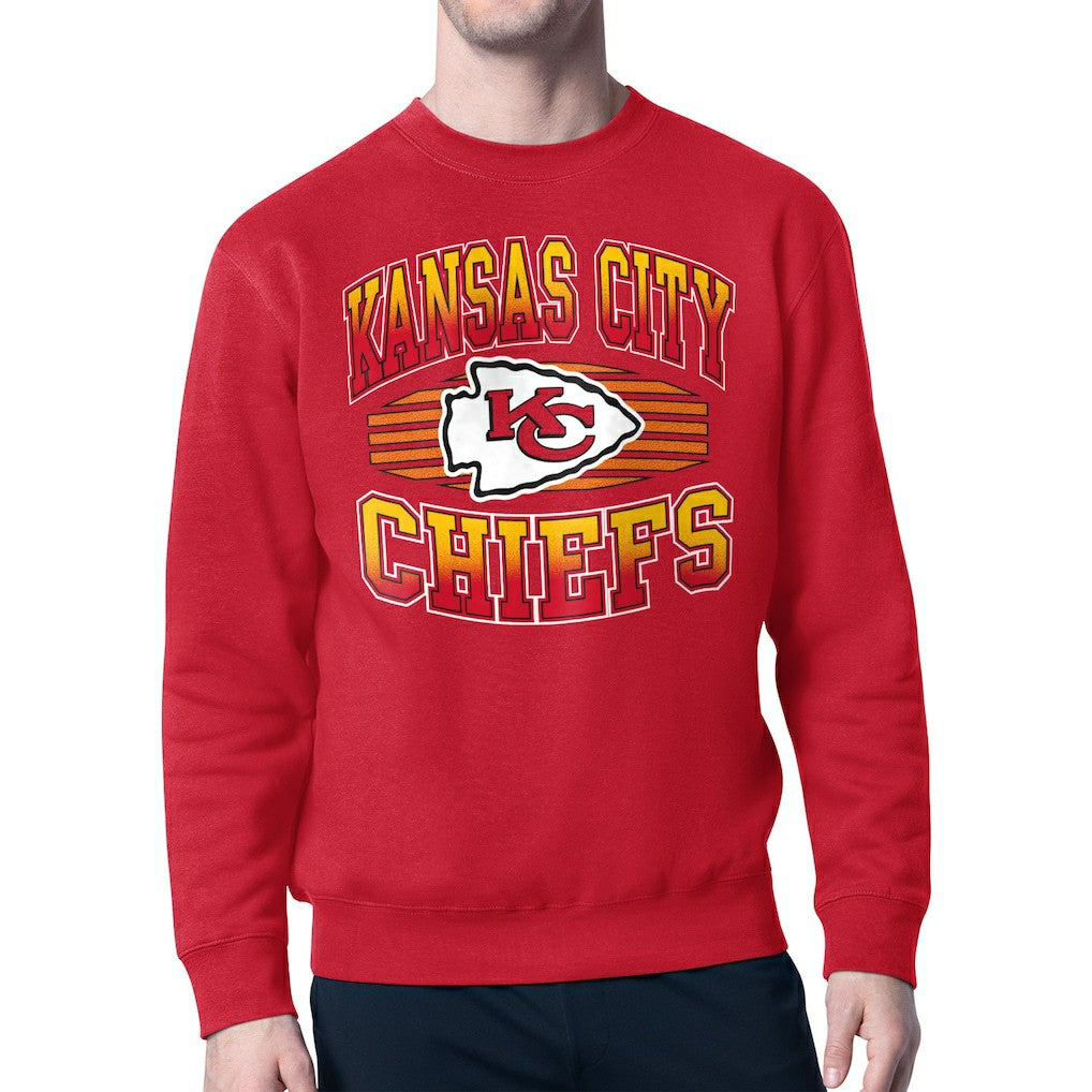 Starter Team Grit Graphic Fleece Pullover Sweatshirt - Kansas City Chiefs Pullover