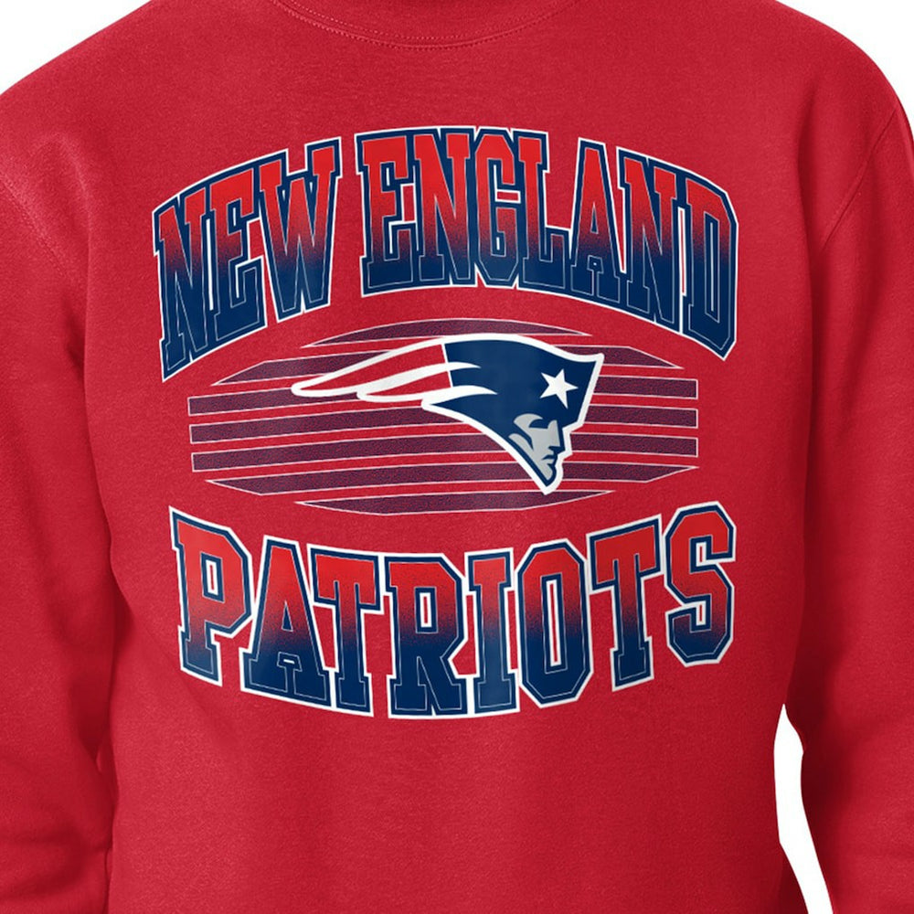 Starter Team Grit Graphic Fleece Pullover Sweatshirt - New England Patriots Pullover