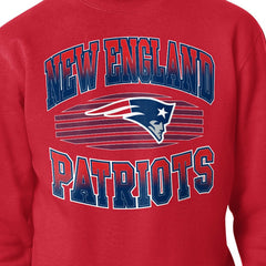 Starter Team Grit Graphic Fleece Pullover Sweatshirt - New England Patriots Pullover