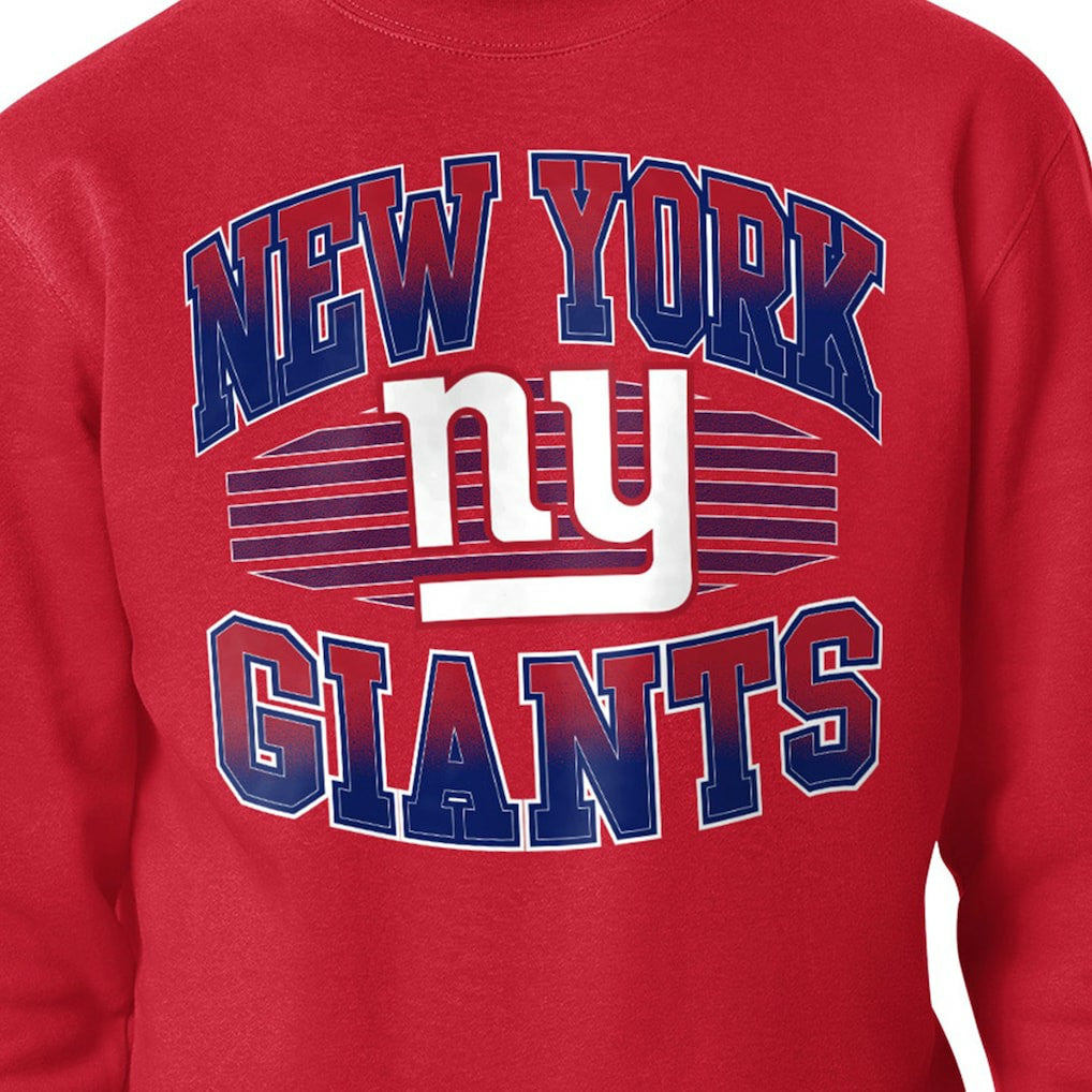 Starter Team Grit Graphic Fleece Pullover Sweatshirt - New York Giants Pullover