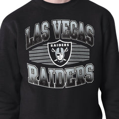 Starter Team Grit Graphic Fleece Pullover Sweatshirt - Las Vegas Raiders Pullover