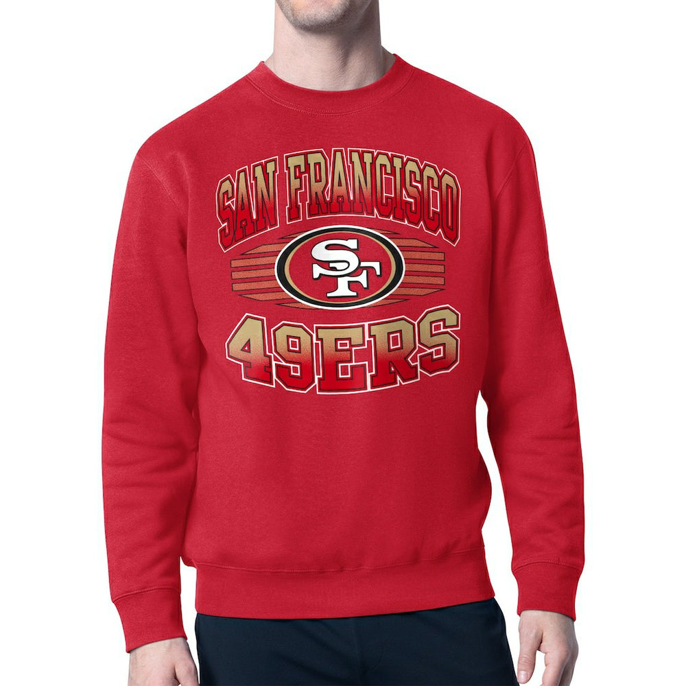 Starter Team Grit Graphic Fleece Pullover Sweatshirt - San Francisco 49ers Pullover