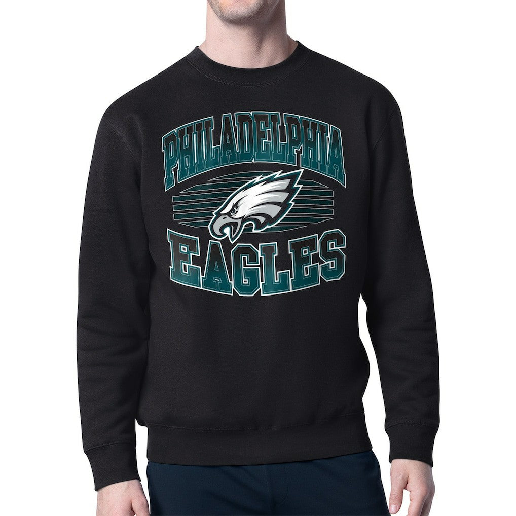 Starter Team Grit Graphic Fleece Pullover Sweatshirt - Philadelphia Eagles Pullover