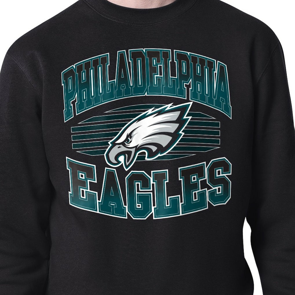 Starter Team Grit Graphic Fleece Pullover Sweatshirt - Philadelphia Eagles Pullover