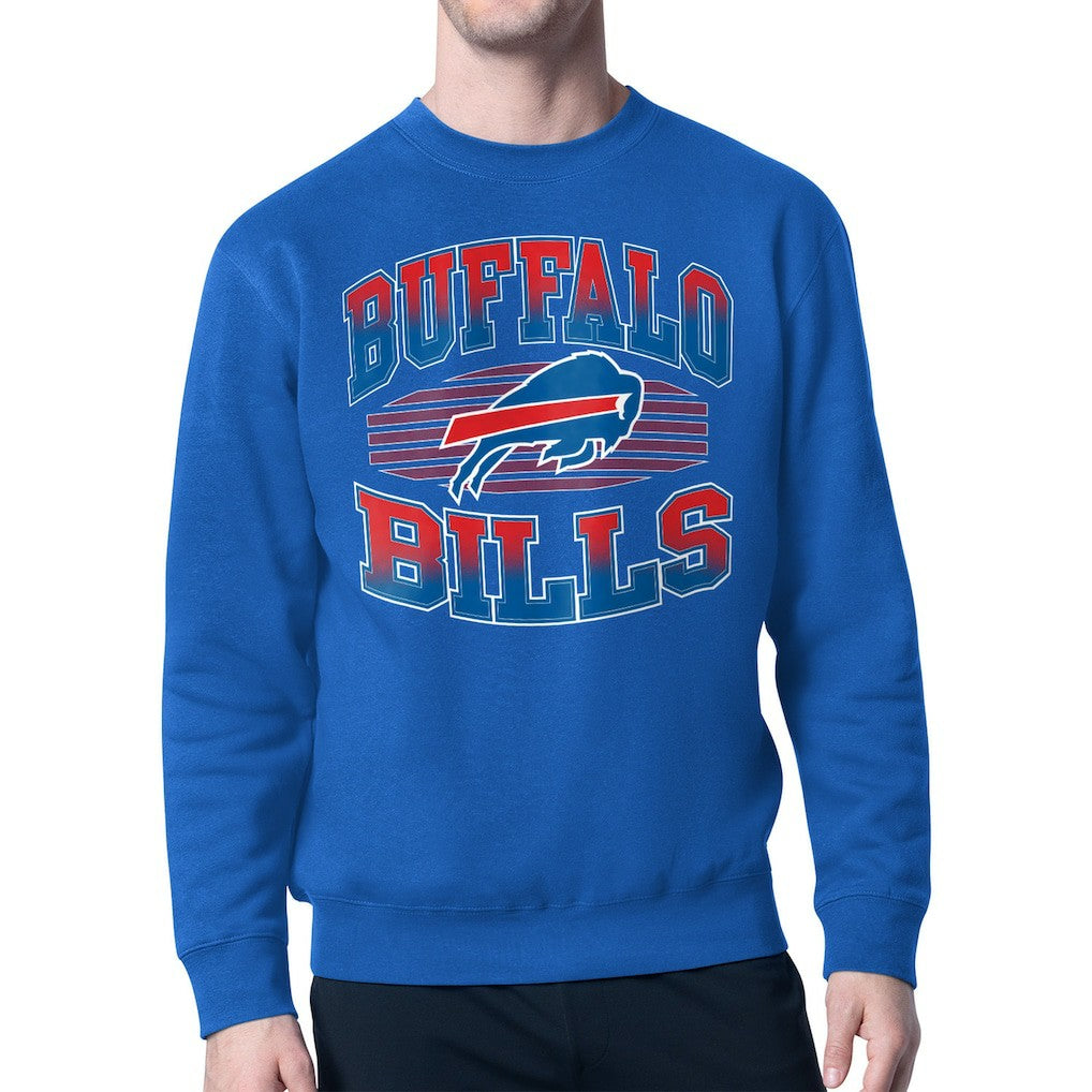 Starter Team Grit Graphic Fleece Pullover Sweatshirt - Buffalo Bills Pullover