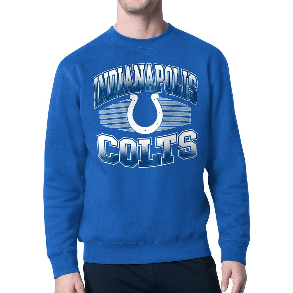 Starter Team Grit Graphic Fleece Pullover Sweatshirt - Indianapolis Colts Pullover