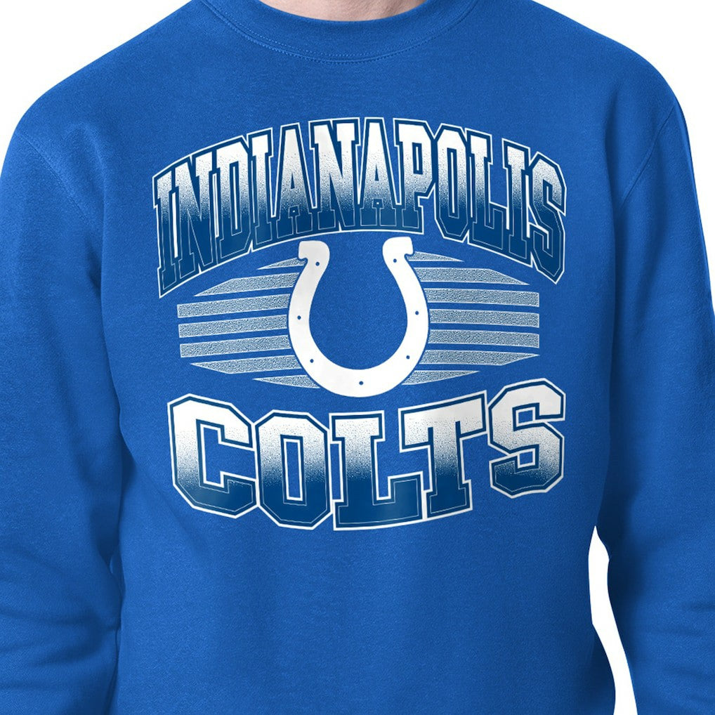 Starter Team Grit Graphic Fleece Pullover Sweatshirt - Indianapolis Colts Pullover
