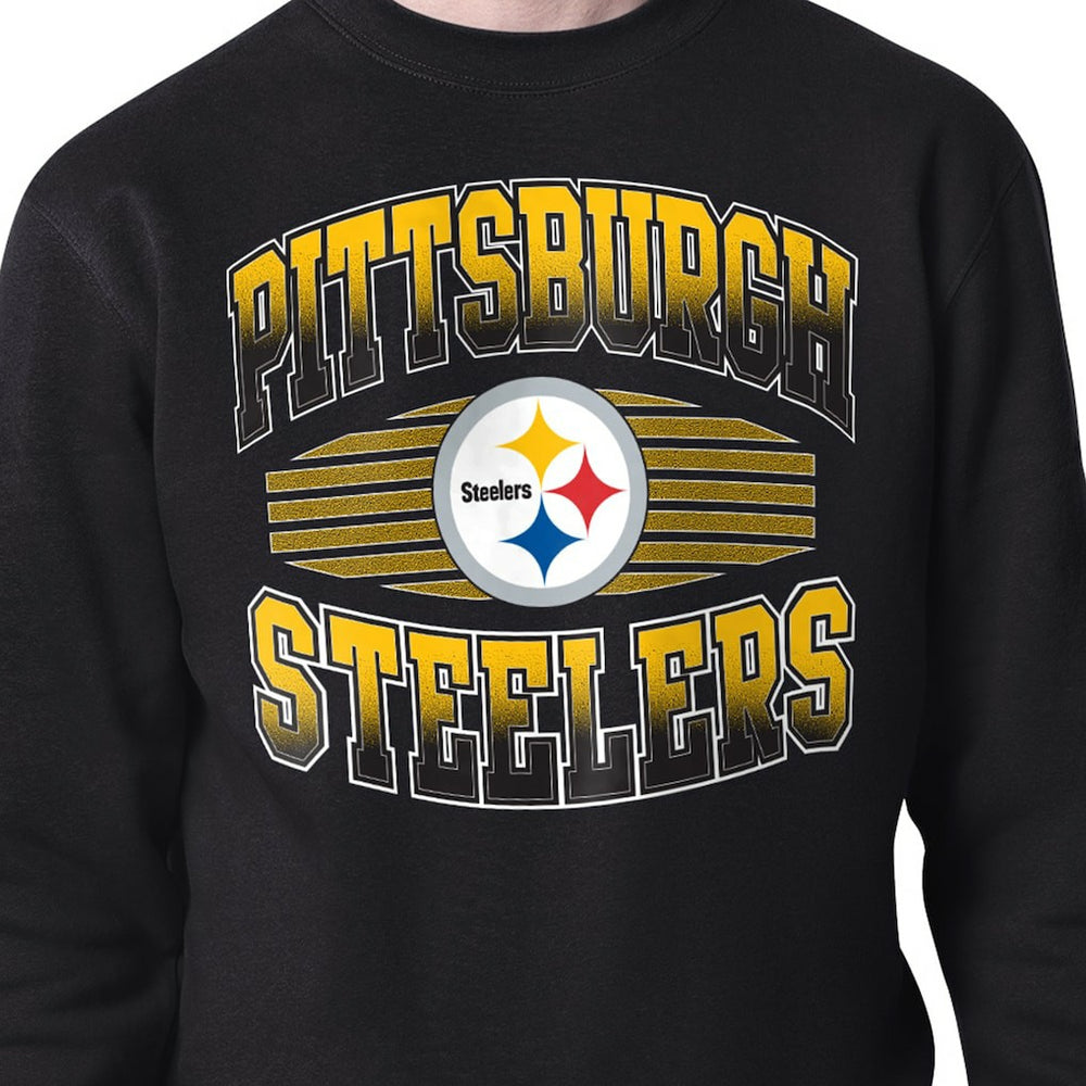 Starter Team Grit Graphic Fleece Pullover Sweatshirt - Pittsburgh Steelers Pullover