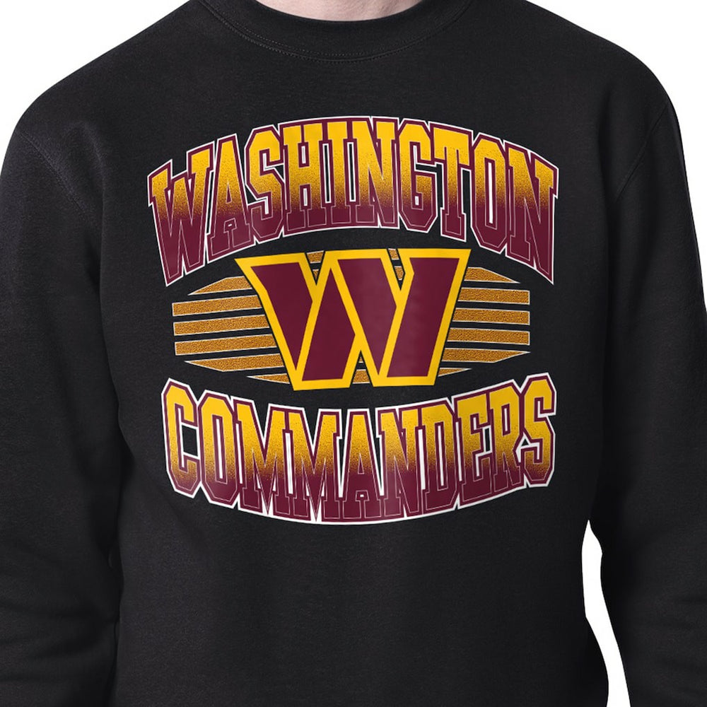Starter Team Grit Graphic Fleece Pullover Sweatshirt - Washington Commanders Pullover