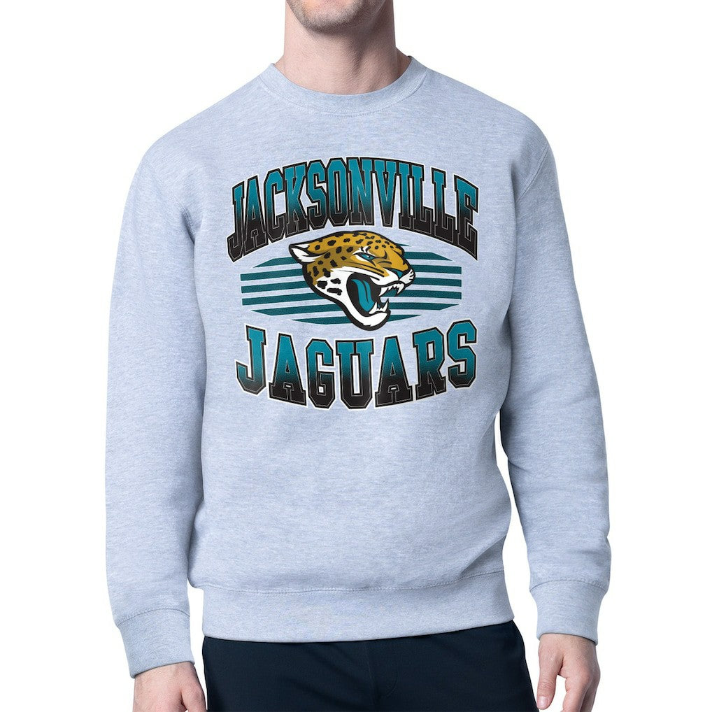 Starter Team Grit Graphic Fleece Pullover Sweatshirt - Jacksonville Jaguars Pullover