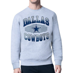 Starter Team Grit Graphic Fleece Pullover Sweatshirt - Dallas Cowboys Pullover