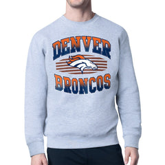 Starter Team Grit Graphic Fleece Pullover Sweatshirt - Denver Broncos Pullover
