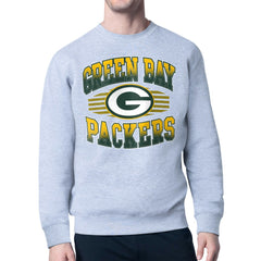 Starter Team Grit Graphic Fleece Pullover Sweatshirt - Green Bay Packers Pullover