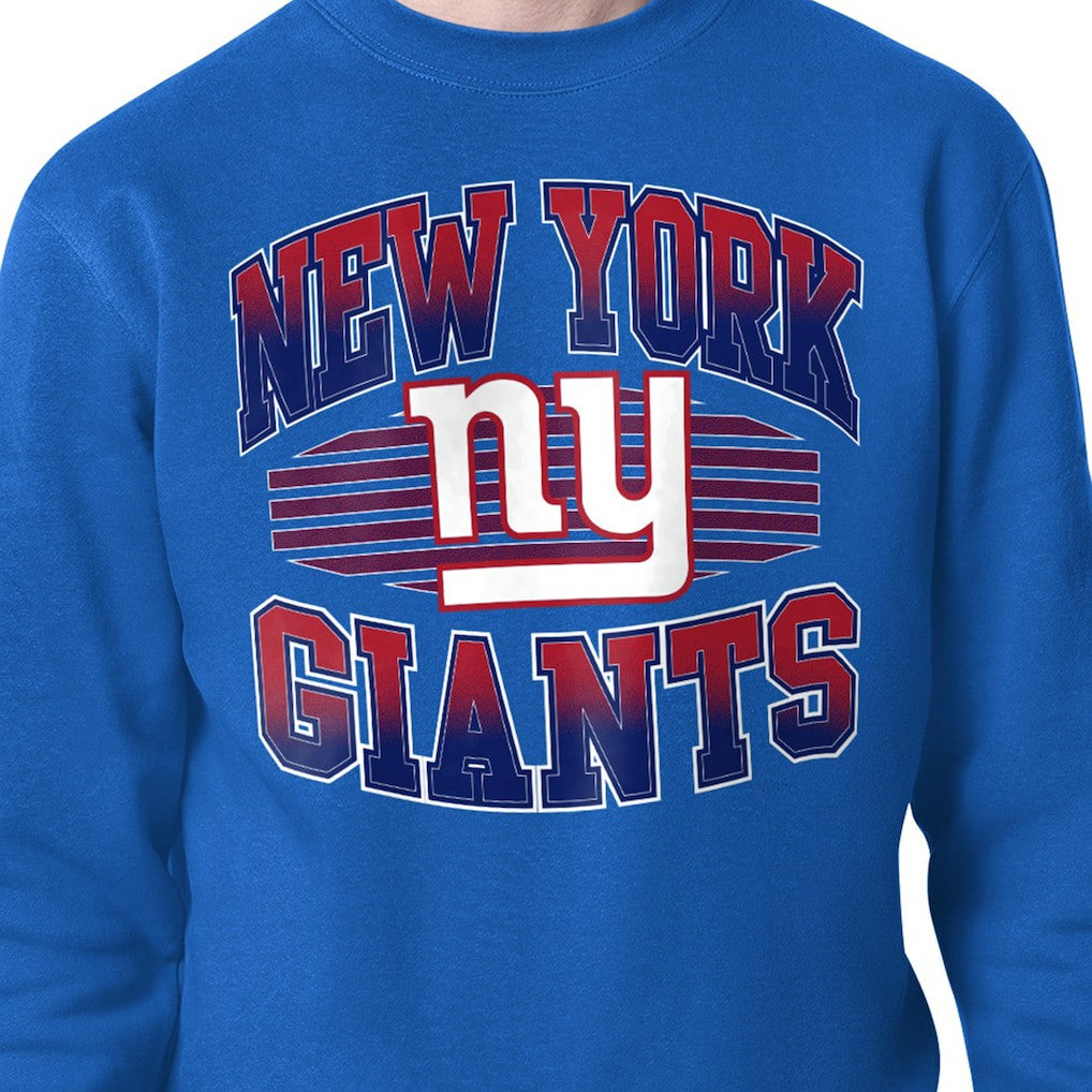 Starter Team Grit Graphic Fleece Pullover Sweatshirt - New York Giants Pullover