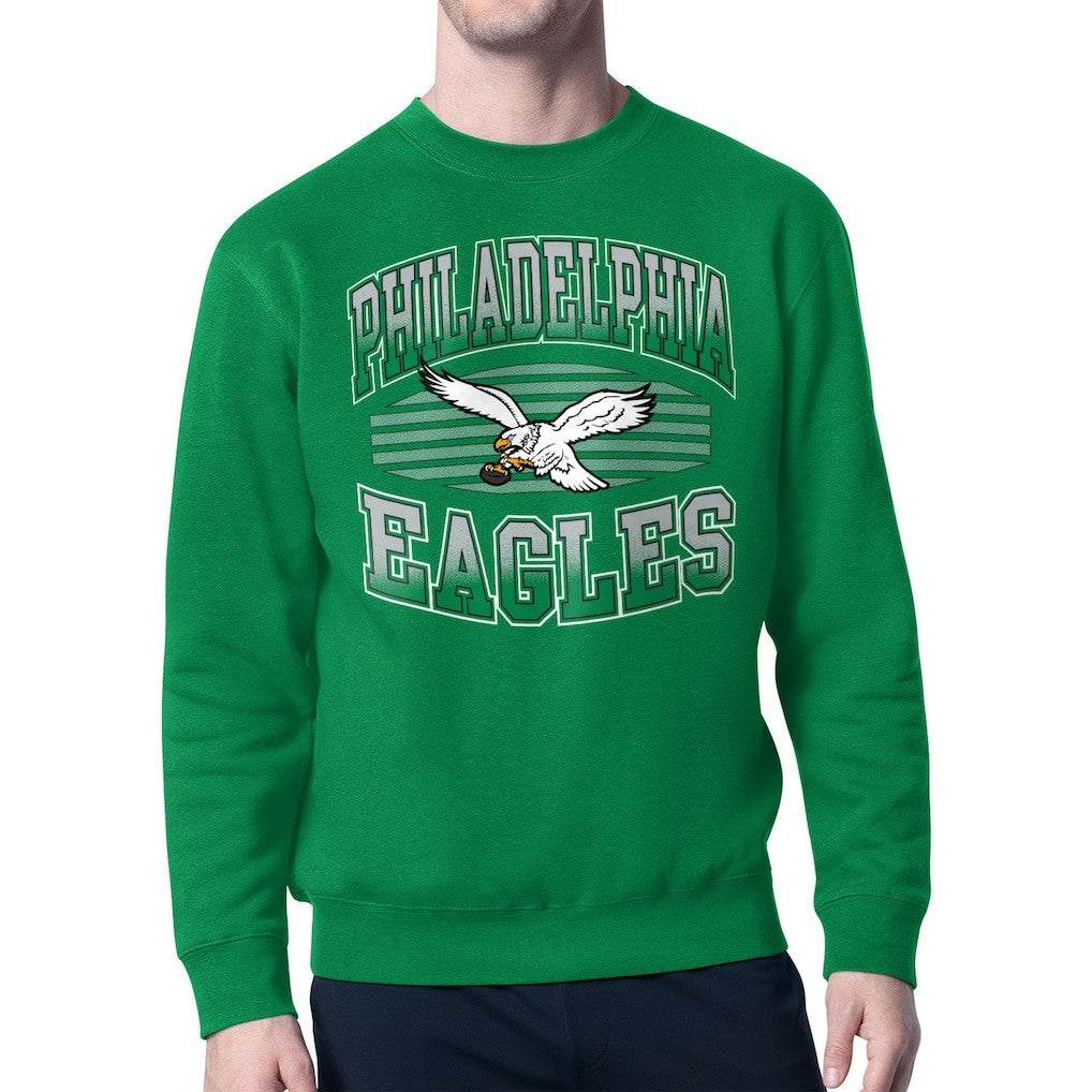 Starter Team Grit Graphic Fleece Pullover Sweatshirt - Philadelphia Eagles Pullover