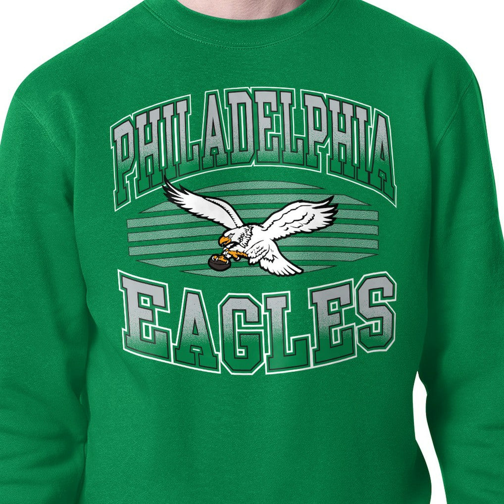 Starter Team Grit Graphic Fleece Pullover Sweatshirt - Philadelphia Eagles Pullover