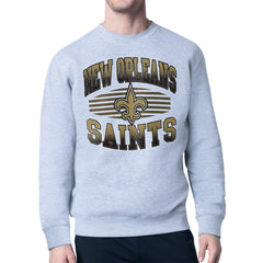 Starter Team Grit Graphic Fleece Pullover Sweatshirt - New Orleans Saints Pullover