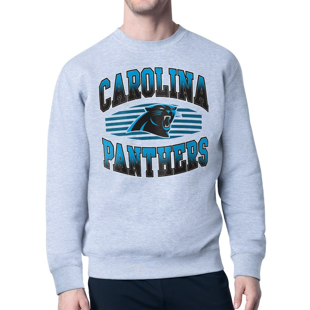 Starter Team Grit Graphic Fleece Pullover Sweatshirt - Carolina Panthers Pullover