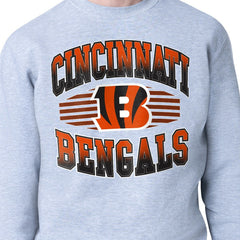Starter Team Grit Graphic Fleece Pullover Sweatshirt - Cincinnati Bengals Pullover