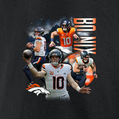 Bo Nix  Notorious Graphic T-Shirt - Denver Broncos T-shirts