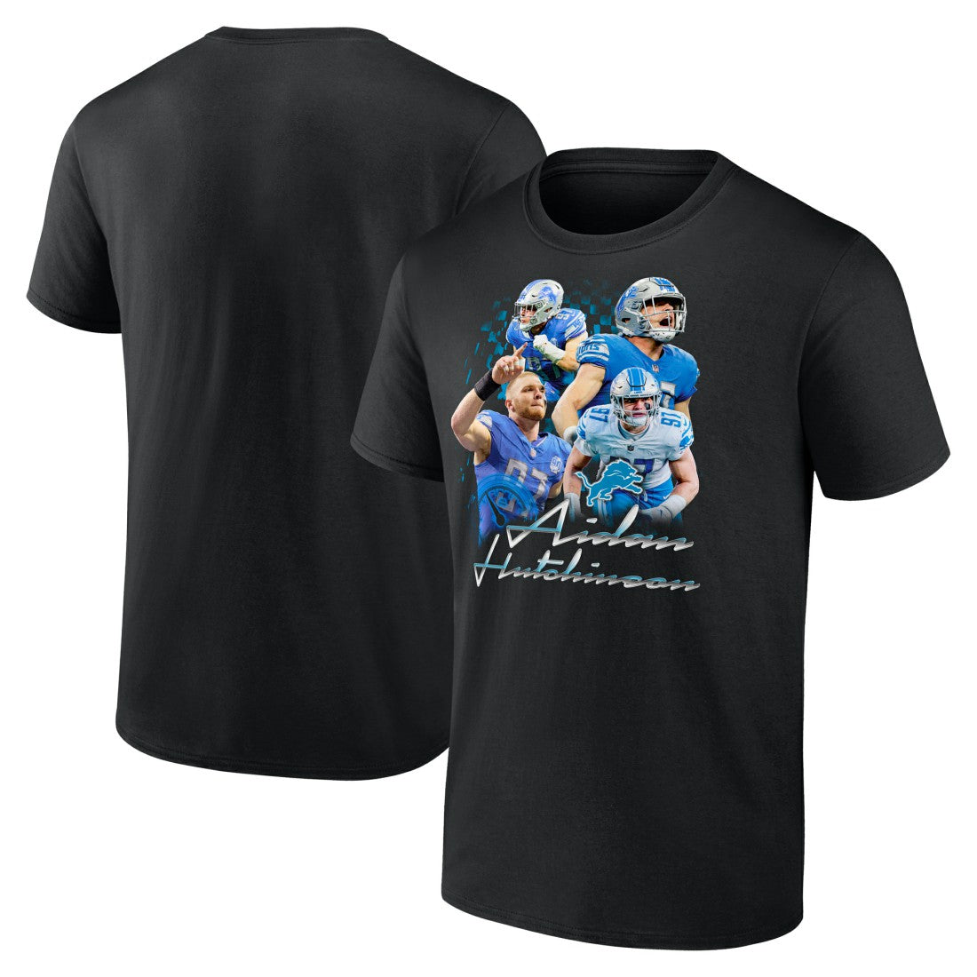 Aidan Hutchinson  Notorious Graphic T-Shirt - Detroit Lions T-shirts