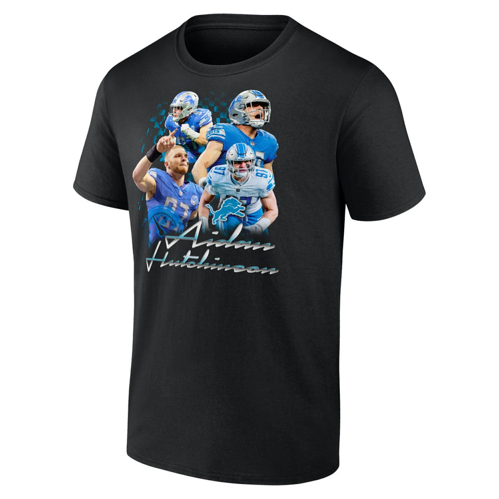 Aidan Hutchinson  Notorious Graphic T-Shirt - Detroit Lions T-shirts