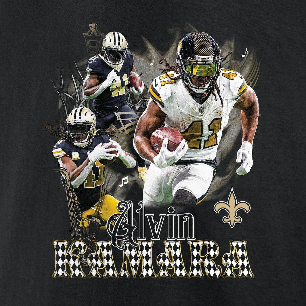 Alvin Kamara  Notorious Graphic T-Shirt - New Orleans Saints T-shirts