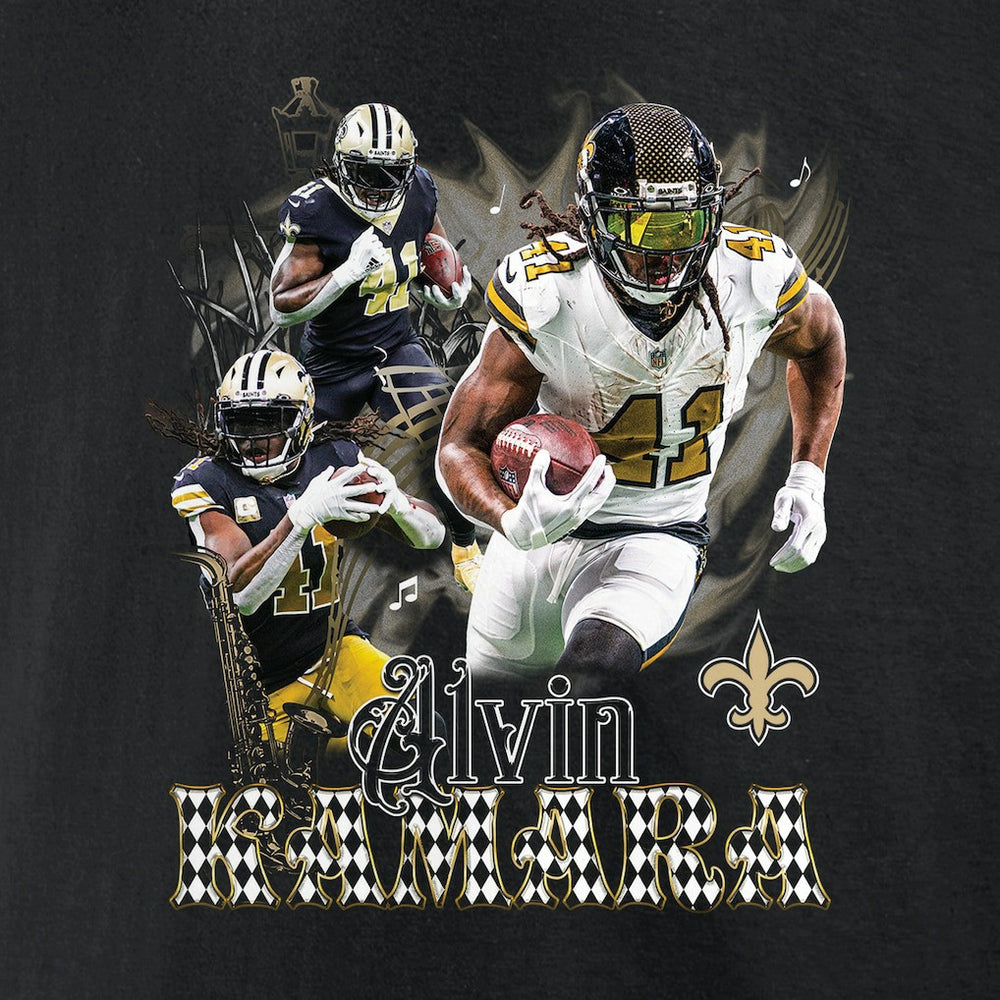 Alvin Kamara  Notorious Graphic T-Shirt - New Orleans Saints T-shirts