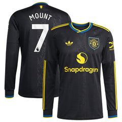 Mason Mount Manchester United 2025/26 Third Replica Long Sleeve Player Jersey
