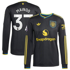 Kobbie Mainoo Manchester United 2025/26 Third Long Sleeve Player Jersey