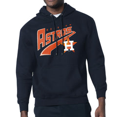 Navy Houston Astros Starter Modern Tailsweep Fleece Tri-Blend Pullover Hoodie